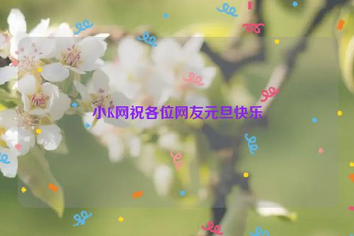 小K网祝各位网友元旦快乐